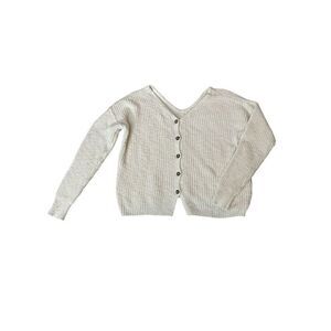 Hippie Rose Women's ivory Cardigan Sweater Size S Long Sleeve Casual